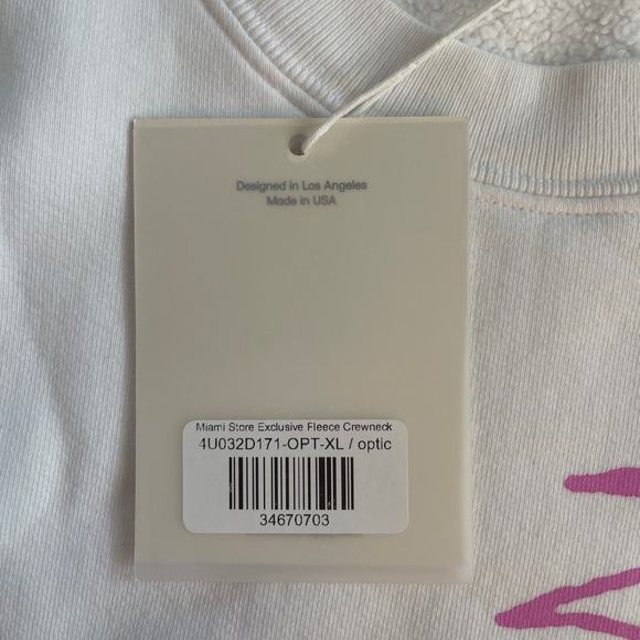 NWT! madhappy miami store exclusive fleece crewneck XL - Picture 2 of 7